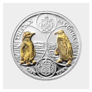 Tristan da Cunha Proof Coin - Penguins